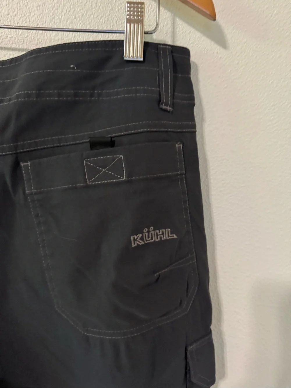 KUHL Renegade Recco Cargo Shorts Koal Gray Bermuda Longline Gorpcore-34